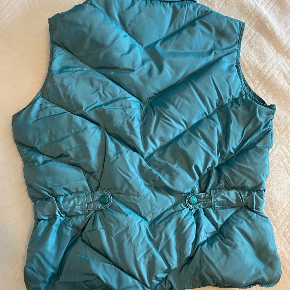Eddie Bauer Light Teal Puffer Vest